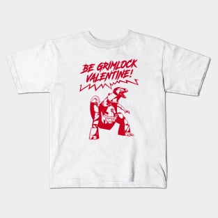 GRIMLOCK : Transformers GEN 1 - Valentine's day Kids T-Shirt